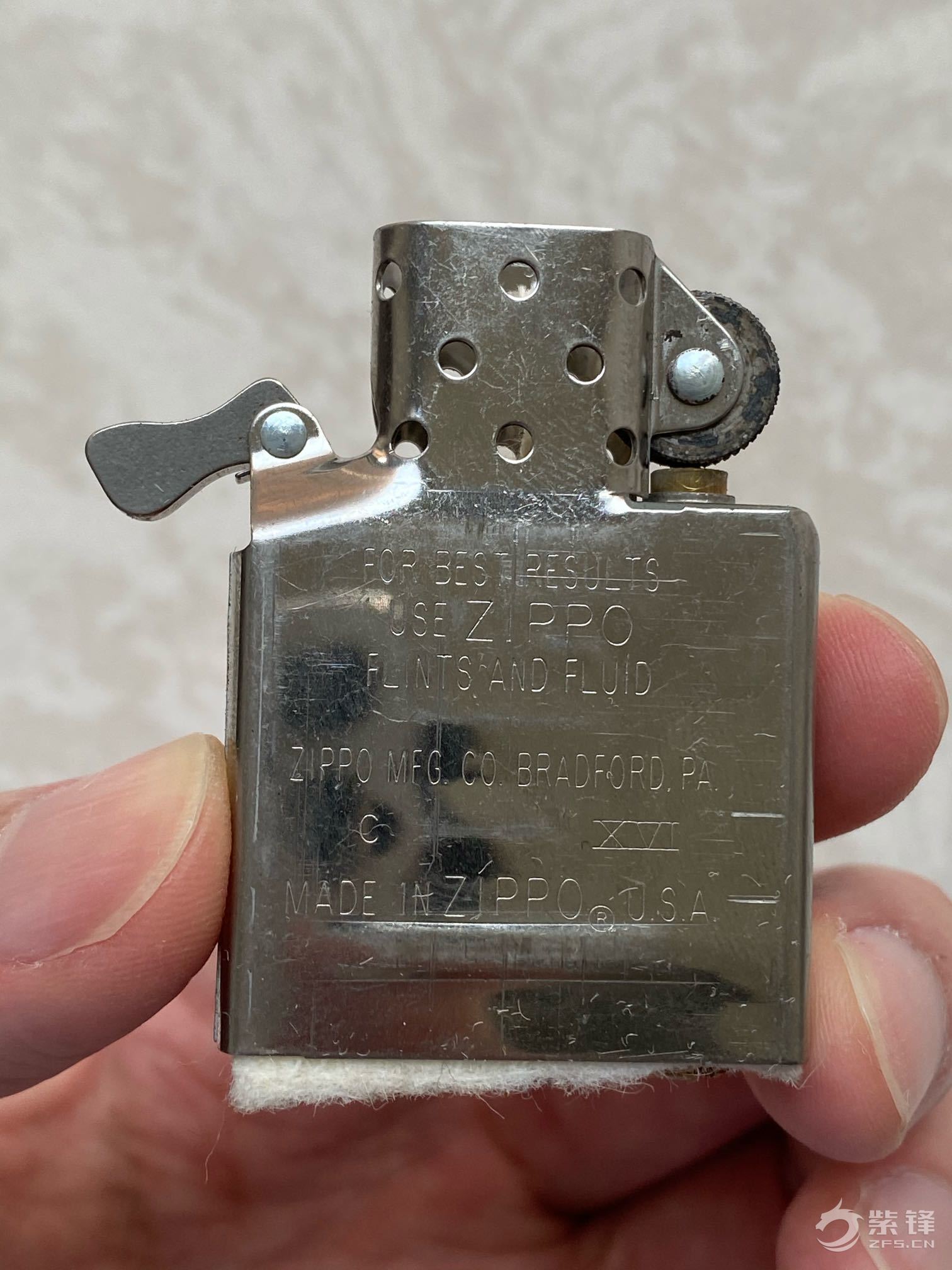 新入一枚2000年千禧礼花-晒机交流紫锋-zippo打火机爱好者|zippo老机