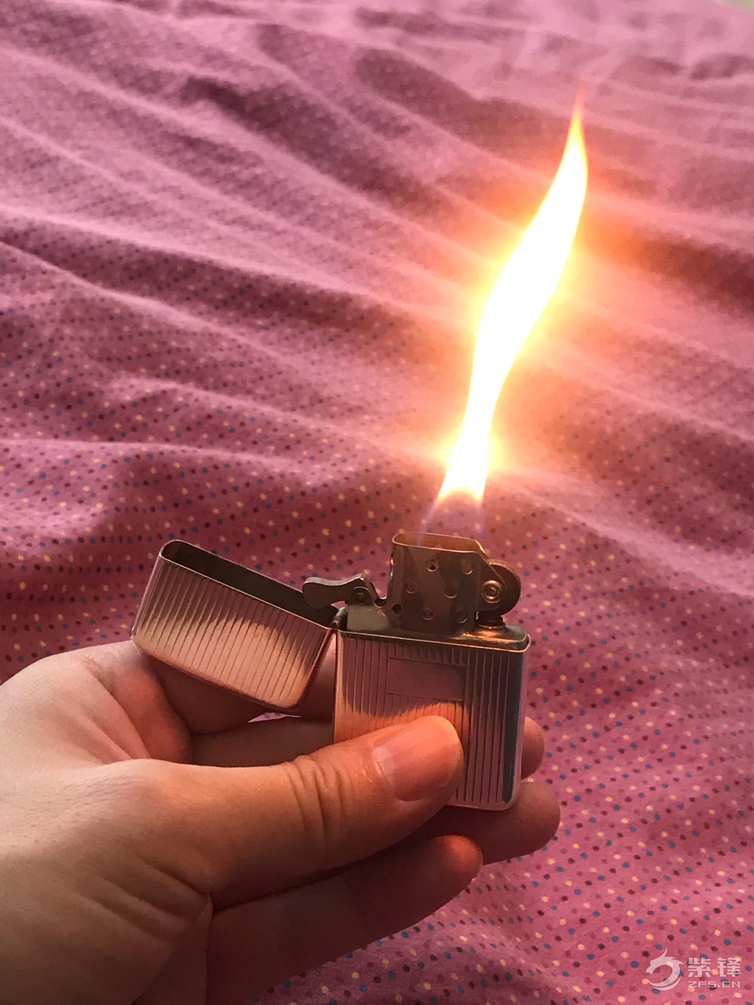 差点把被子烧了,真高-晒机交流紫锋-zippo打火机爱好者|zippo老机