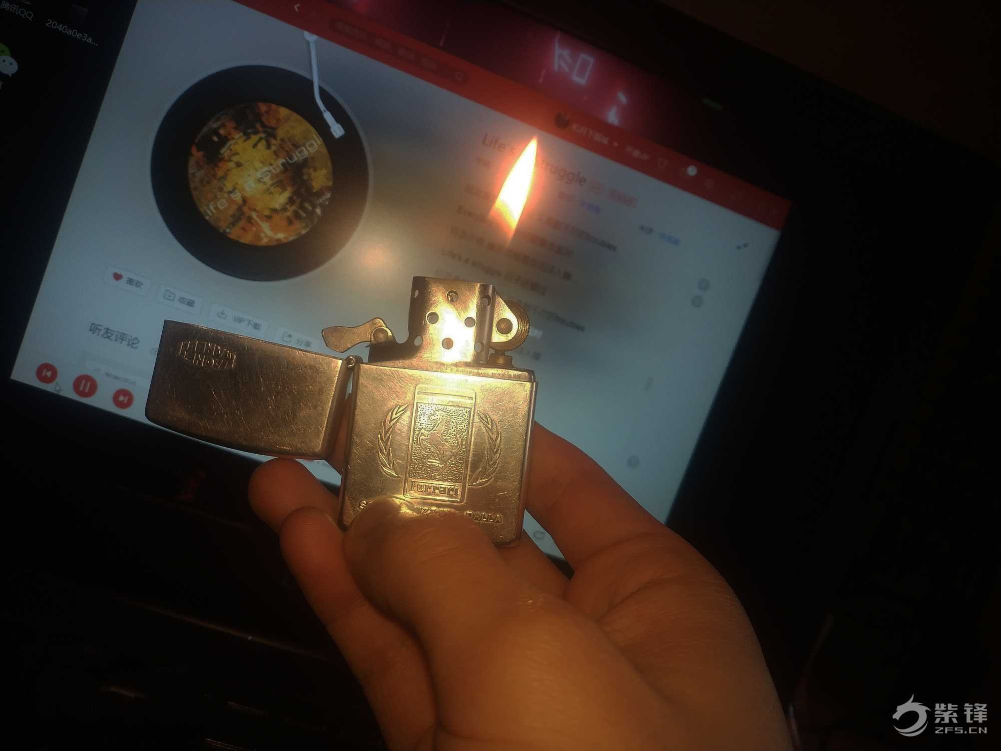 灌水闲聊紫锋-zippo打火机爱好者|zippo老机|zippo打火机|zippo真 