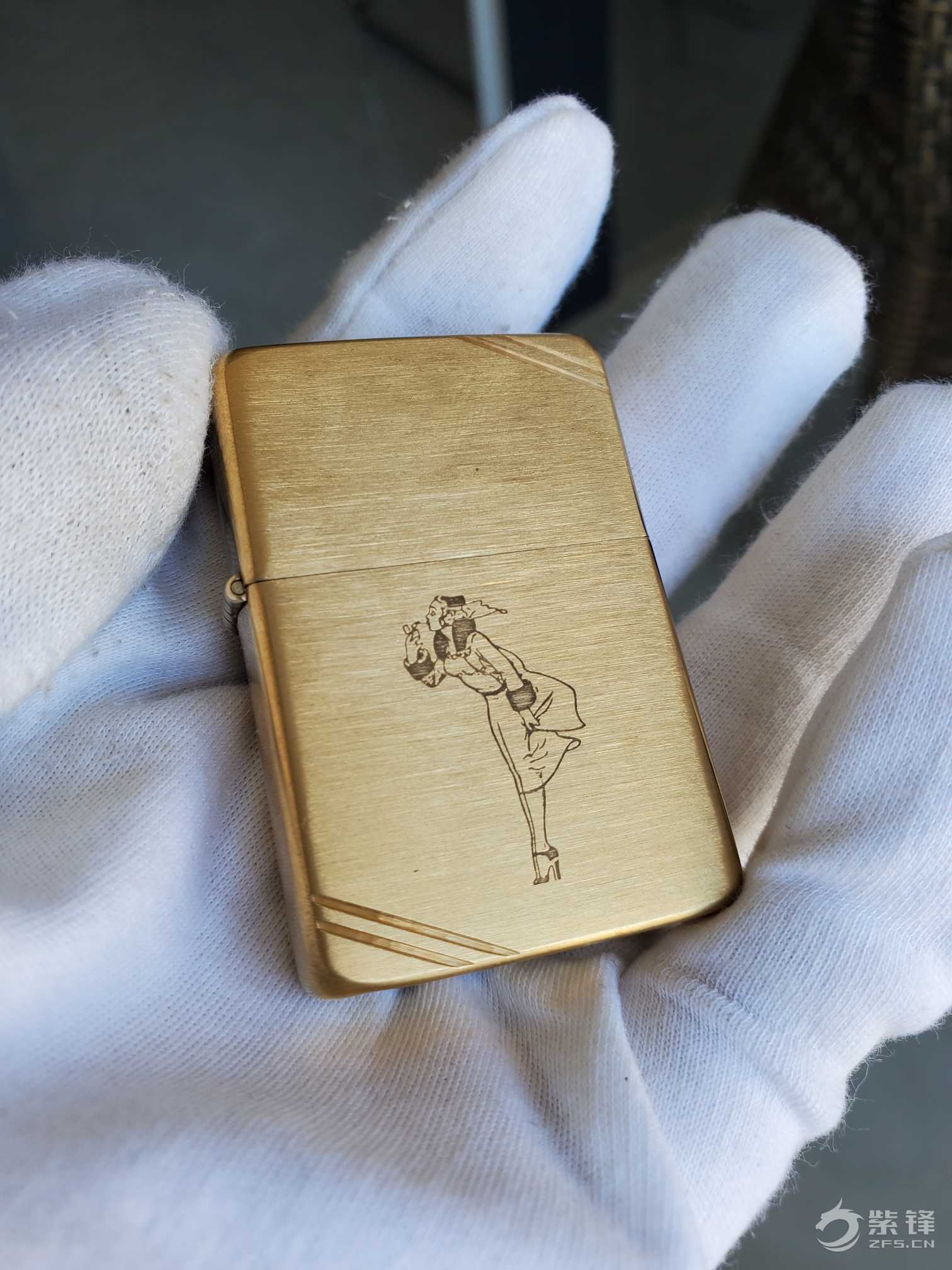 收藏的第三只风女-晒机交流紫锋-zippo打火机爱好者|zippo老机|zippo