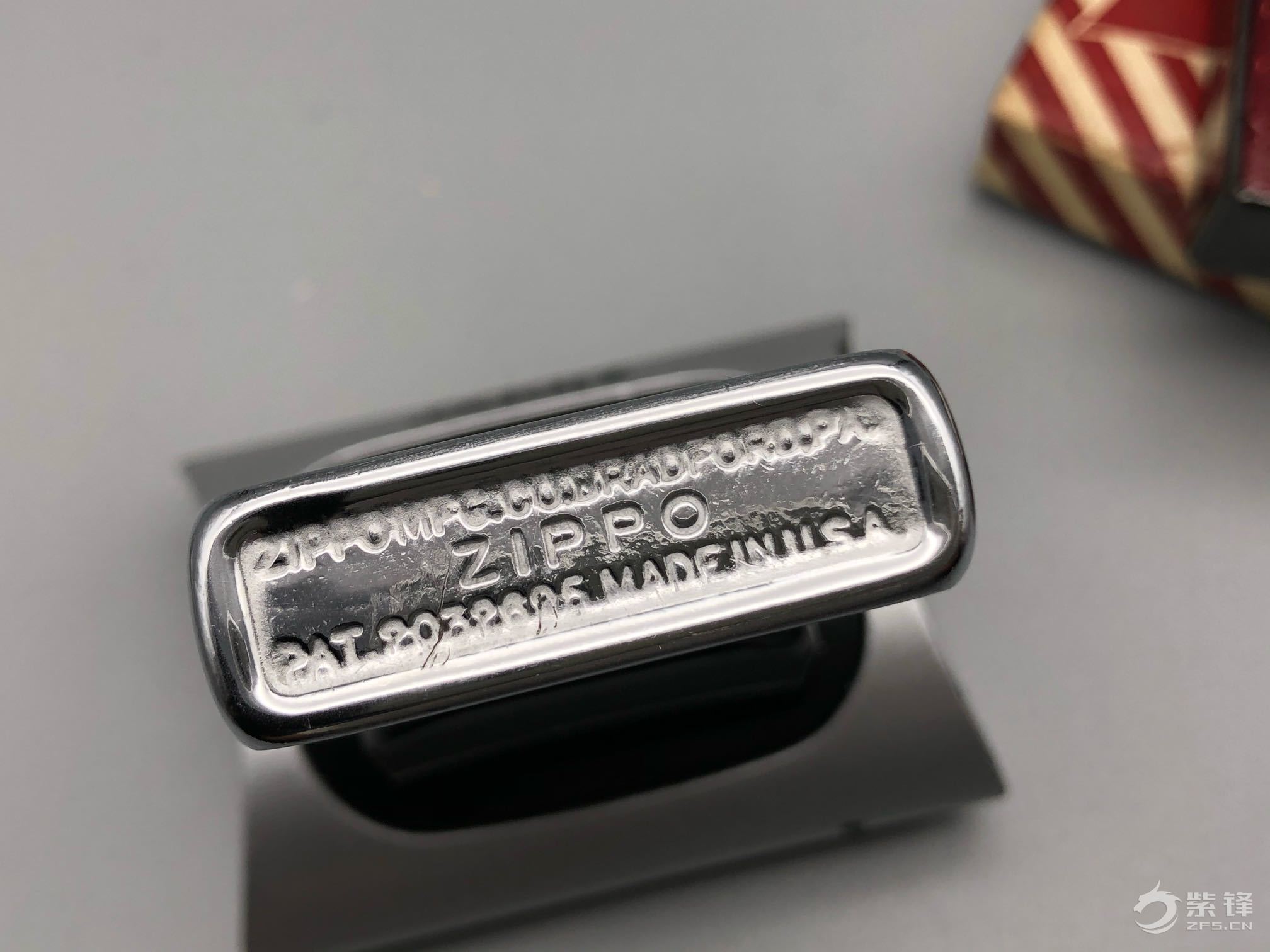 每日一晒之大五拉丝光板钢机-晒机交流紫锋-zippo打火机爱好者|zippo