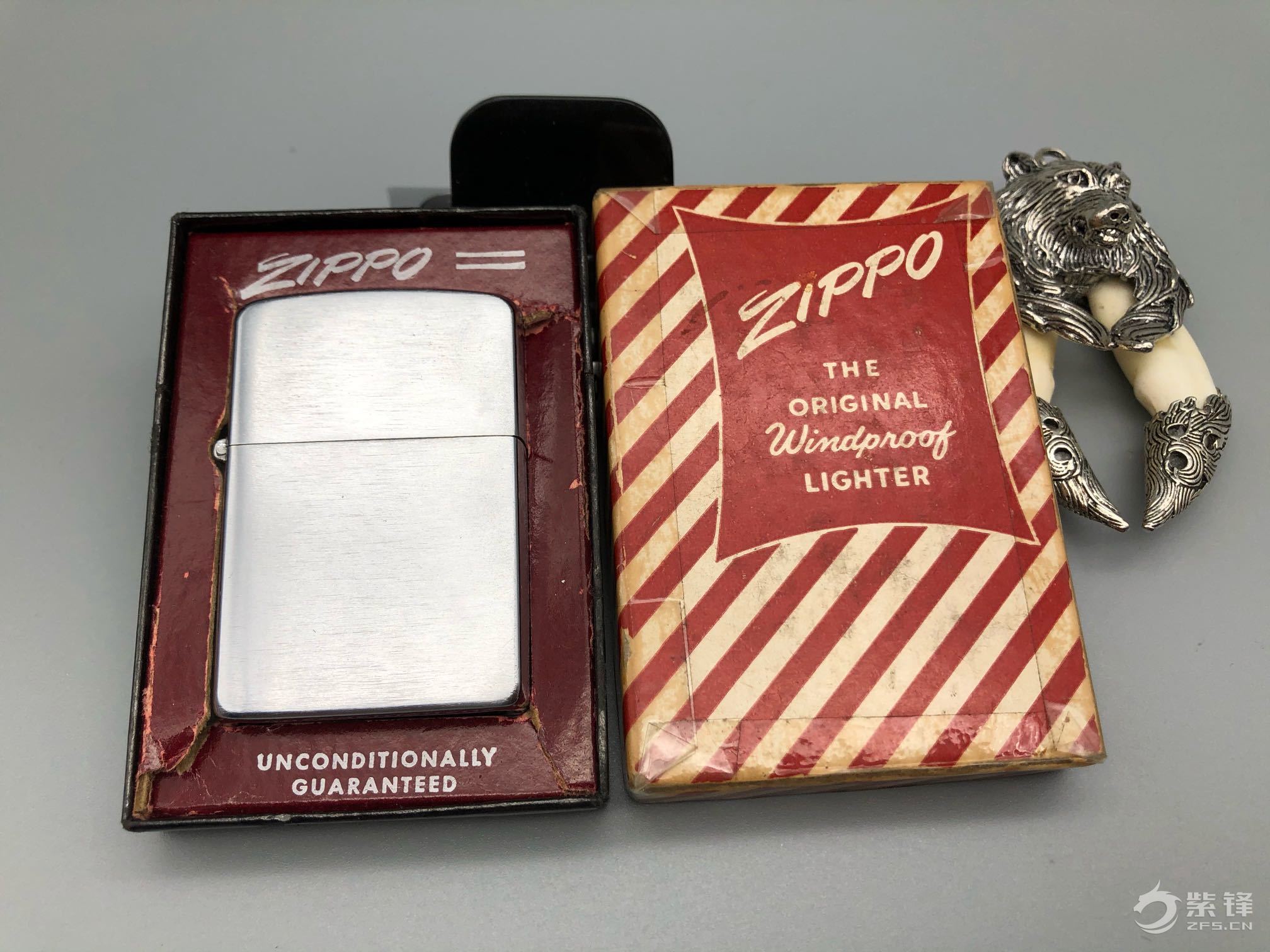 每日一晒之大五拉丝光板钢机-晒机交流紫锋-zippo打火机爱好者|zippo