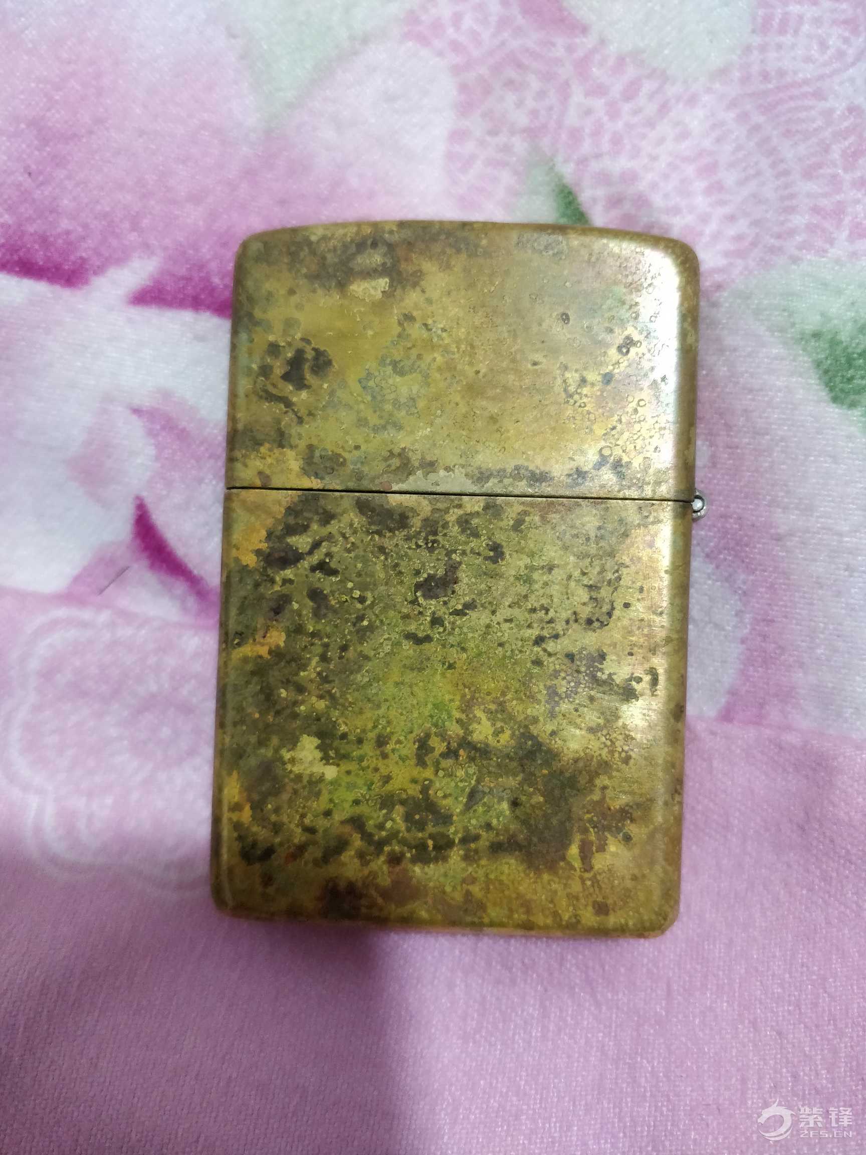 黄铜拉丝自己做旧的-晒机交流紫锋-zippo打火机爱好者|zippo老机|zipp