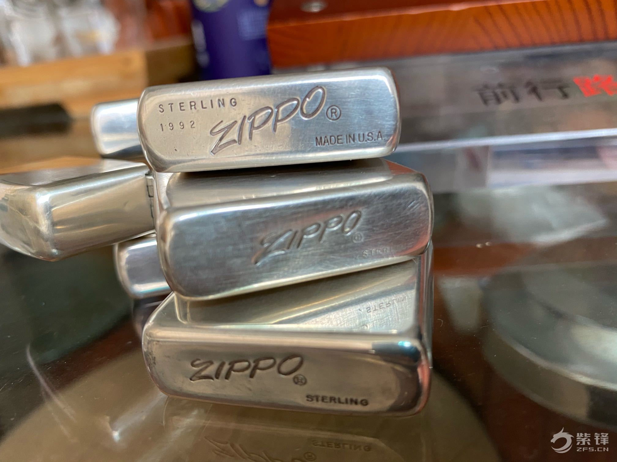 纯银收机-晒机交流紫锋-zippo打火机爱好者|zippo老机|zippo打火机