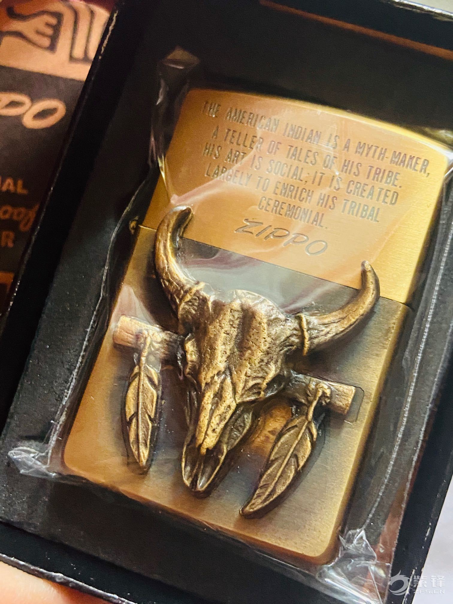 这熏铜印第安牛头骨工艺真棒啊 品相如此好真是舍不得烧