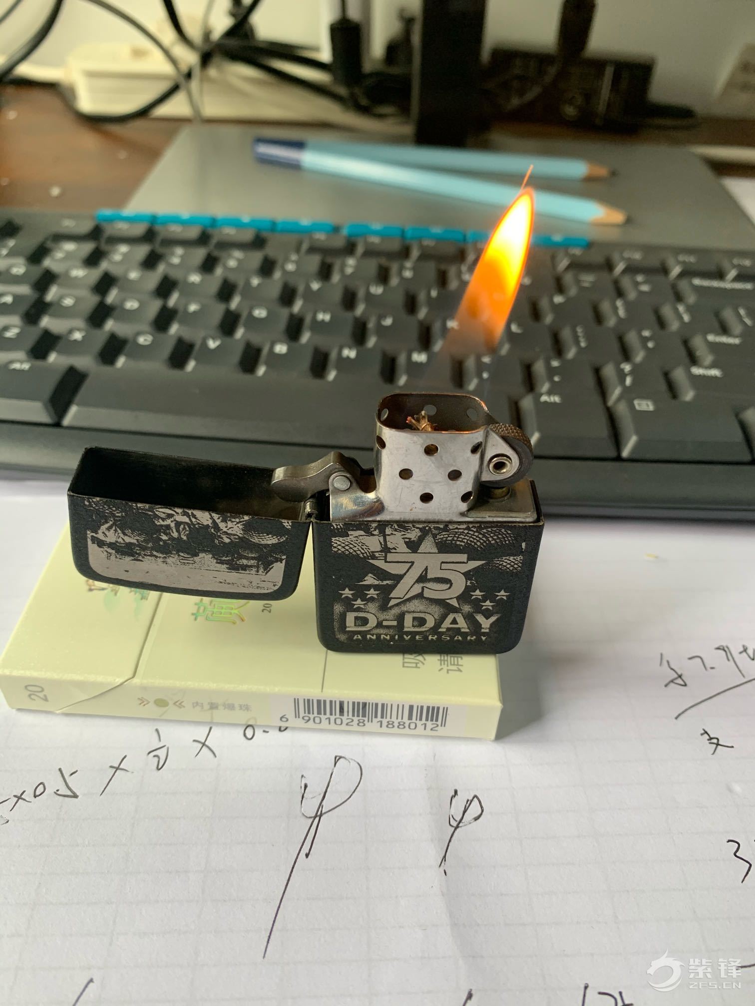 实在没抑制住,诺曼底登陆开烧-晒机交流紫锋-zippo打火机爱好者|zippo