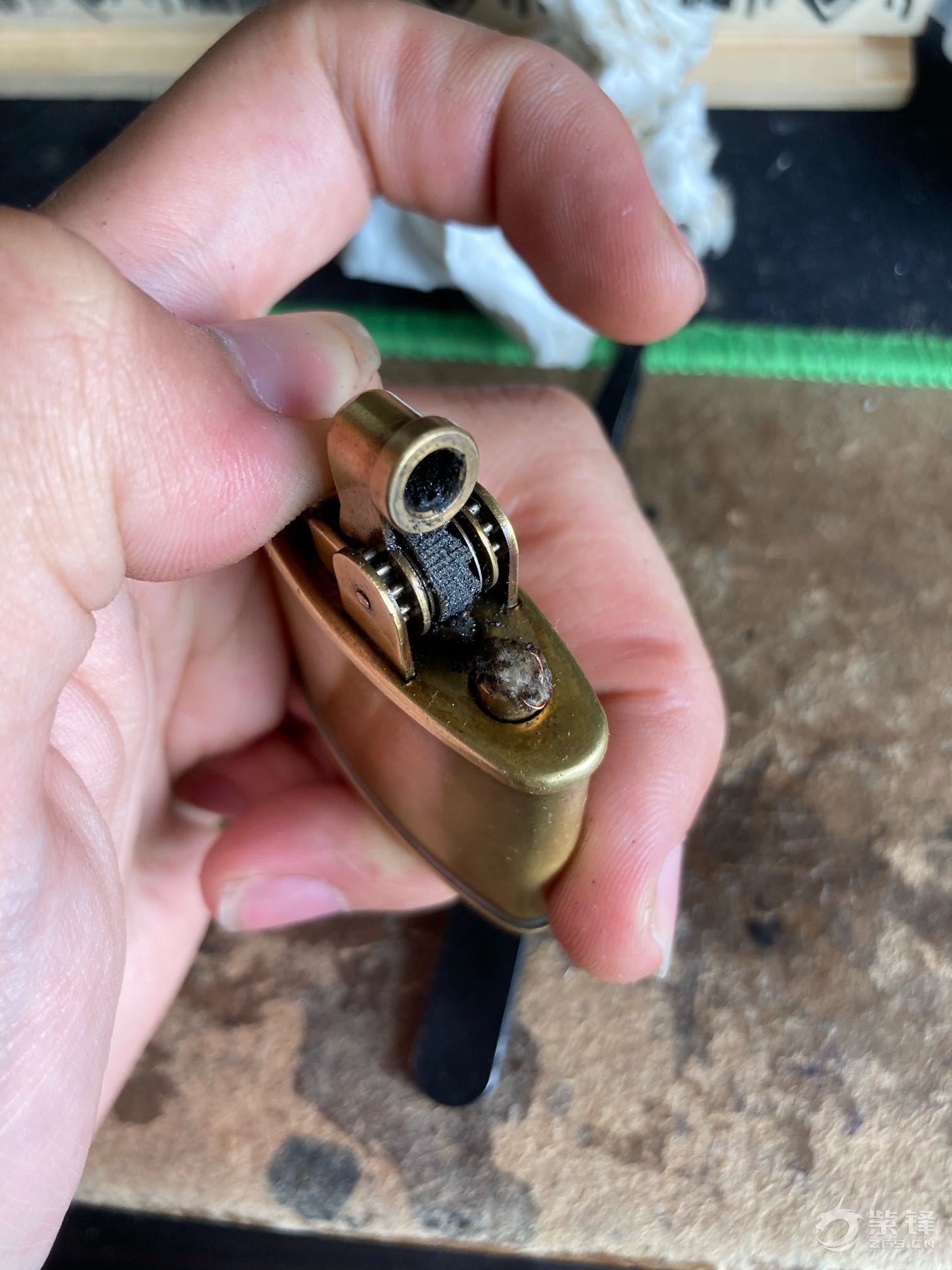 roson朗声机械打火机拆解