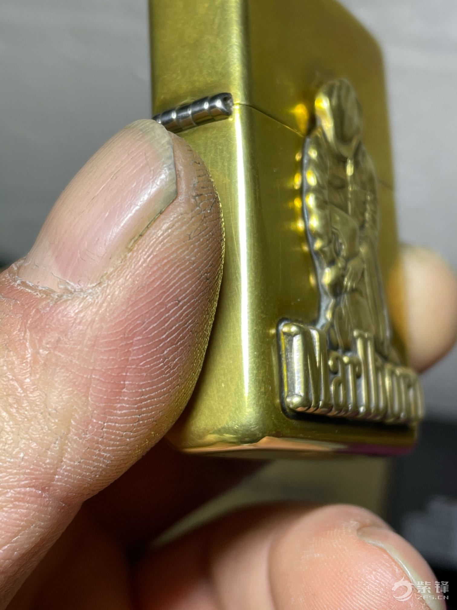 二手蹲姿求鉴定-灌水闲聊紫锋-zippo打火机爱好者|zippo老机|zippo打