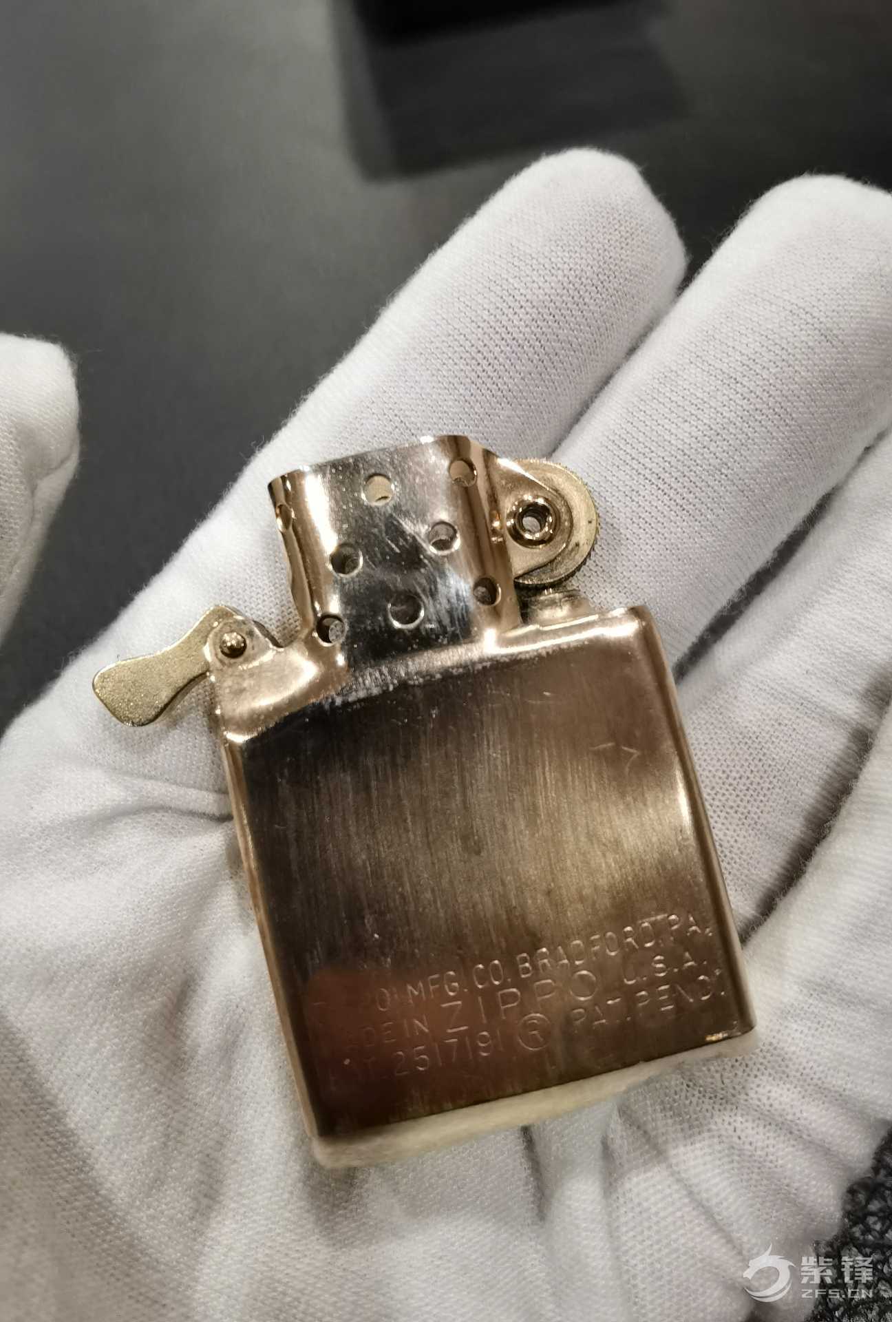 感谢历史的馈赠之首版大五包金机-晒机交流紫锋-zippo打火机爱好者