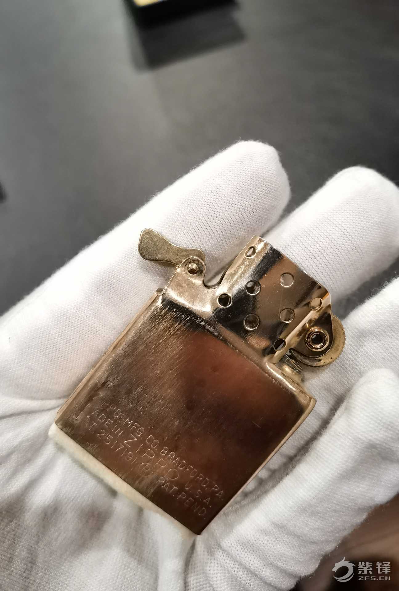 感谢历史的馈赠之首版大五包金机-晒机交流紫锋-zippo打火机爱好者