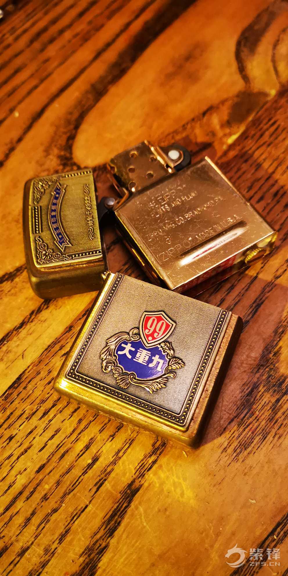 大重九上市两年zippo定制机-晒机交流紫锋-zippo打火机爱好者|zippo老