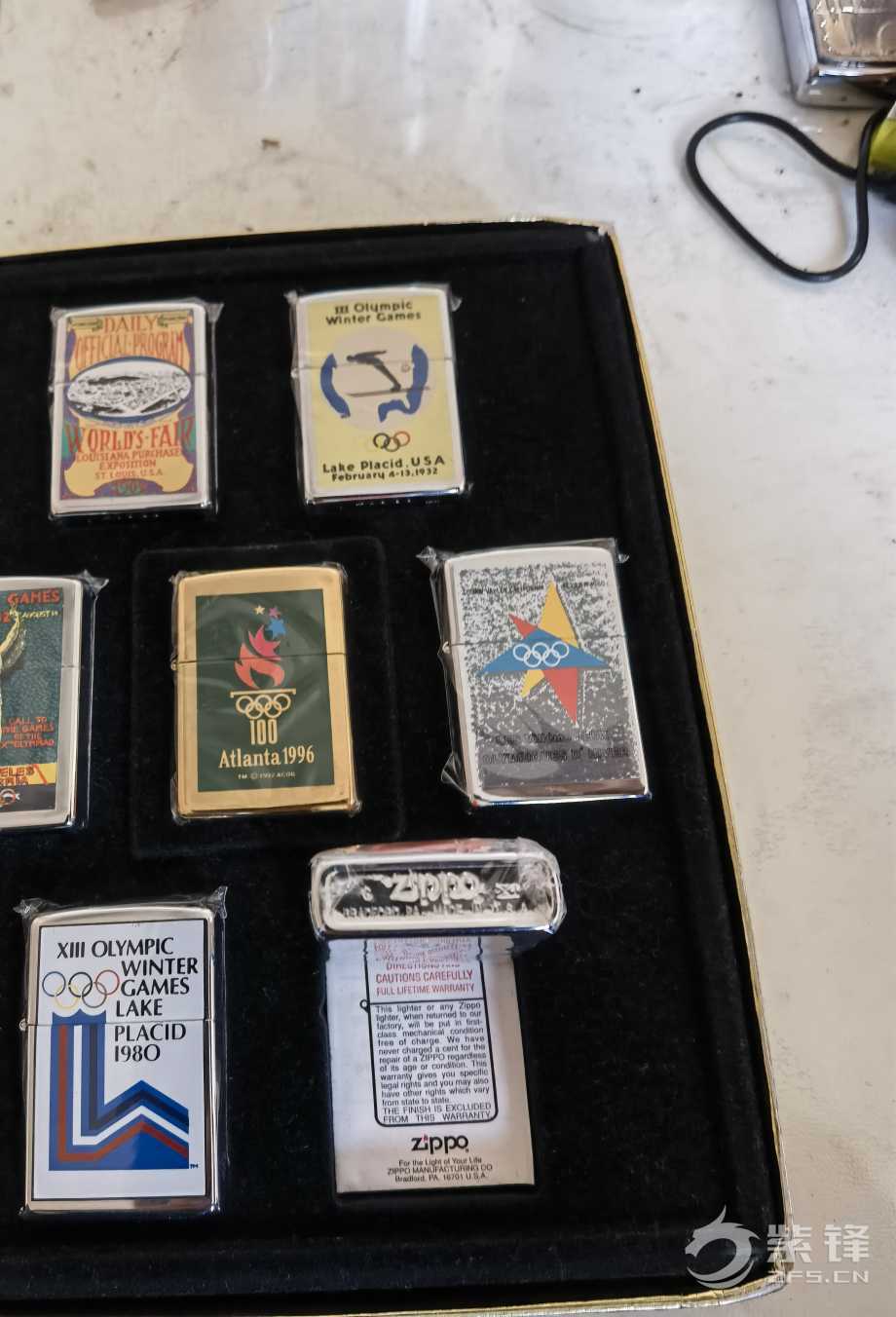 96年亚特兰大奥运会纪念套机-晒机交流紫锋-zippo打火机爱好者|zippo
