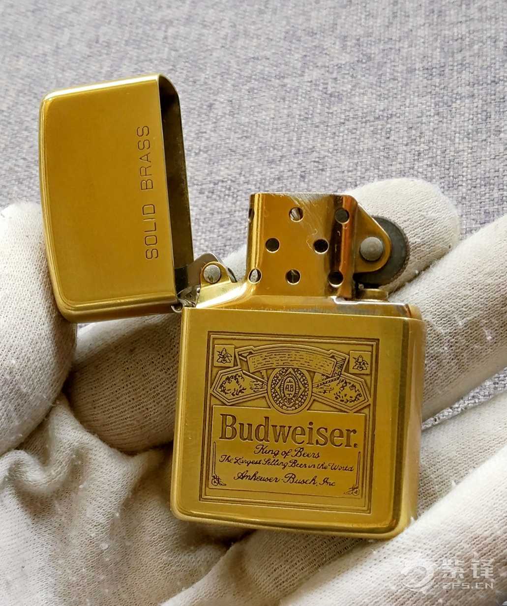 超经典铜标百威纪念底