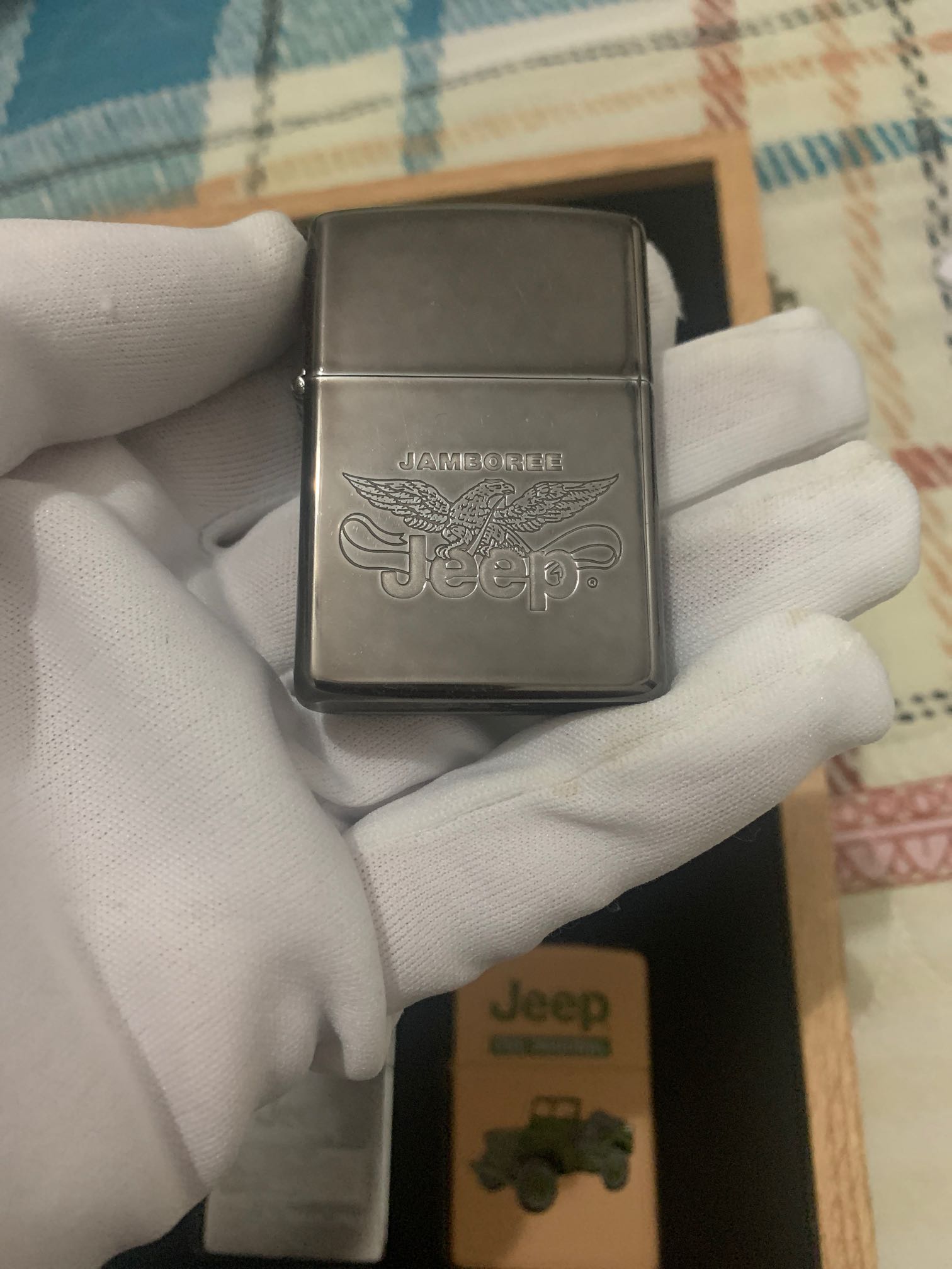 70年代的加版jeepzippo窄机