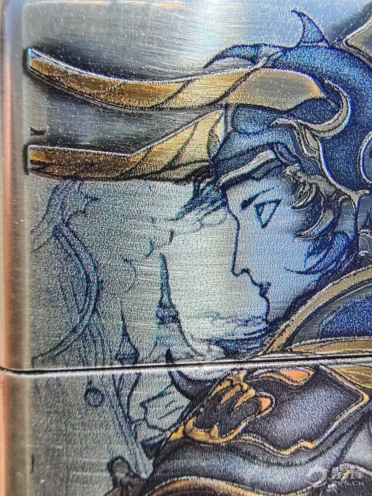 zippo天野喜孝最终幻想联名款光之骑士-晒机交流紫锋-zippo打火机爱好