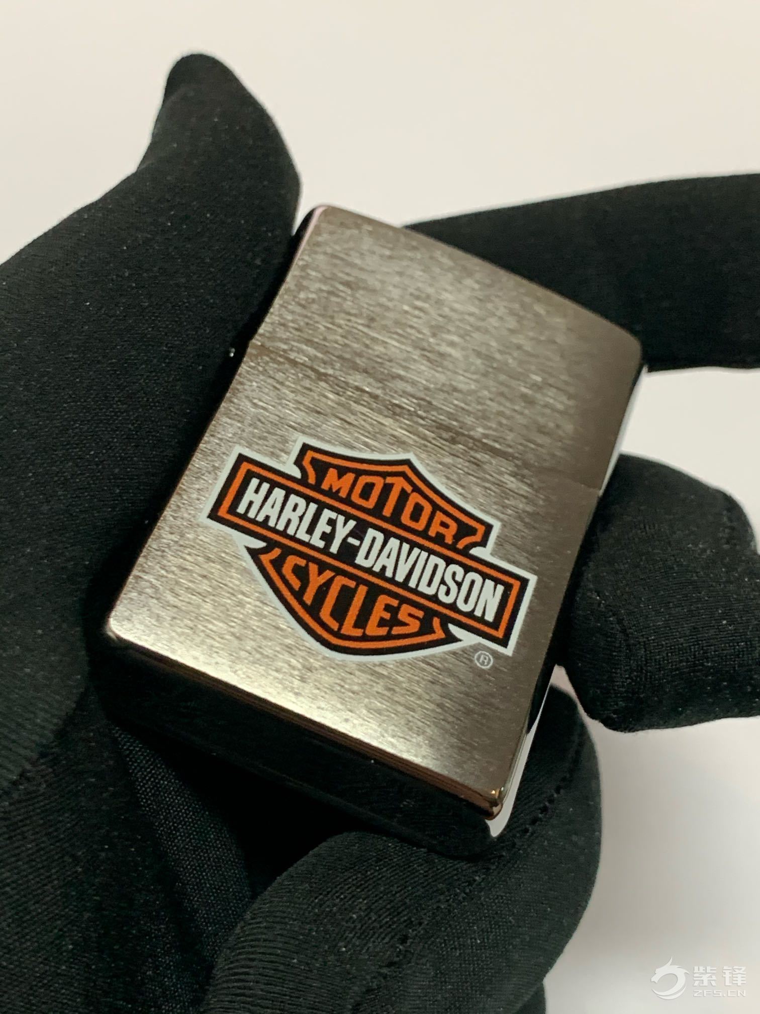 zippo2016哈雷镀铬拉丝哈雷标