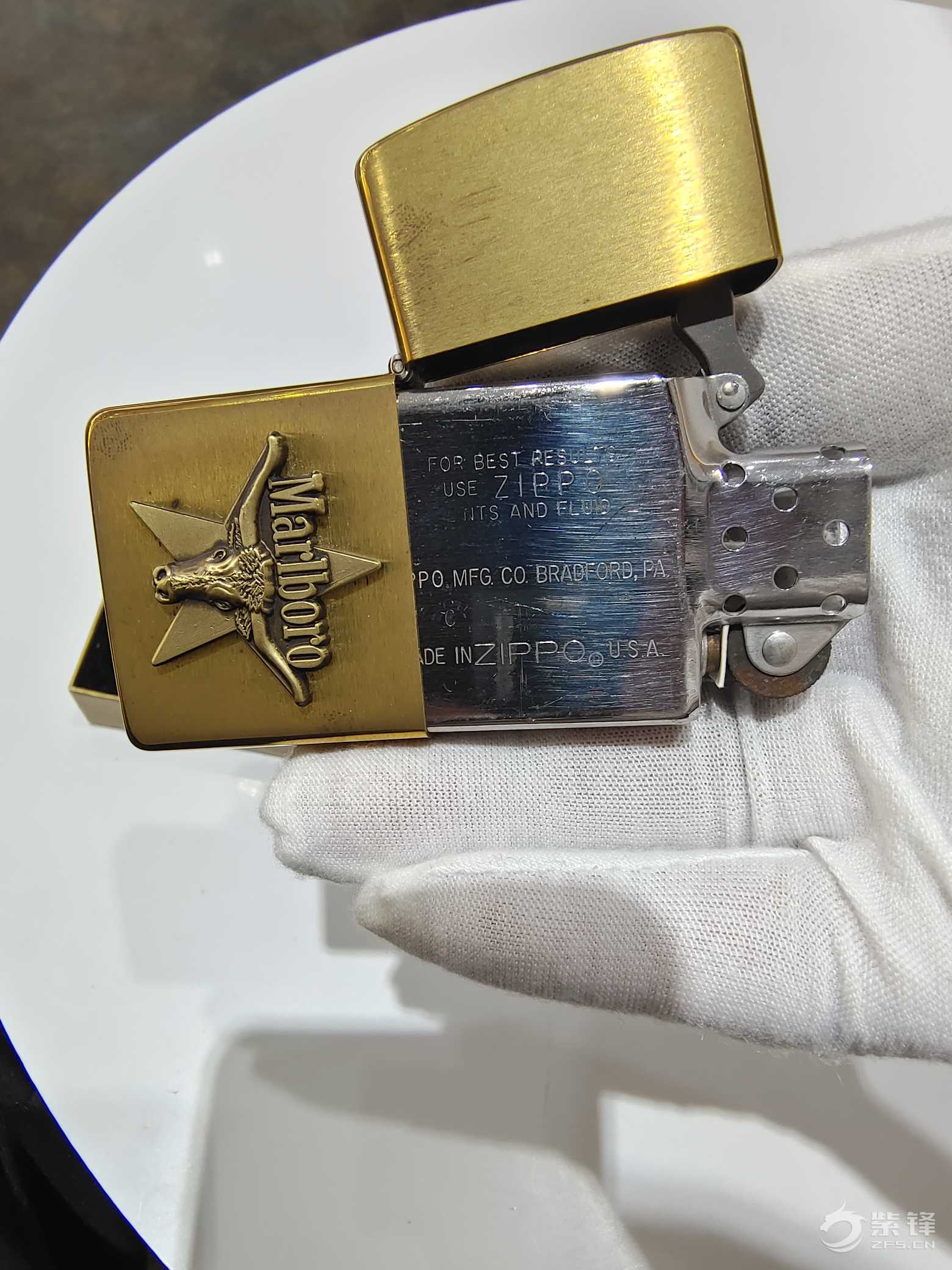 zippo万宝路牛头