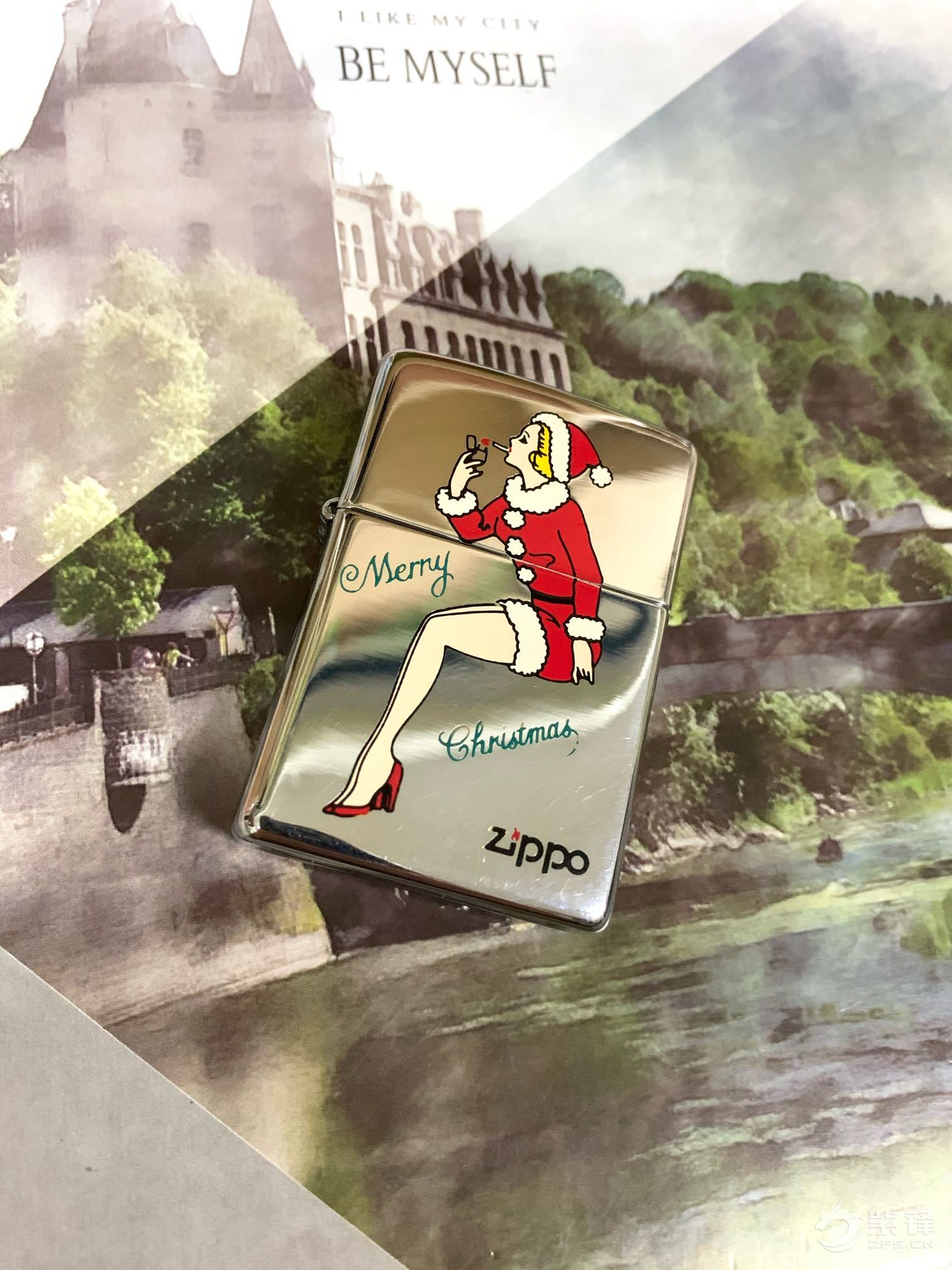 圣诞风女-晒机交流紫锋-zippo打火机爱好者|zippo老机|zippo打火机