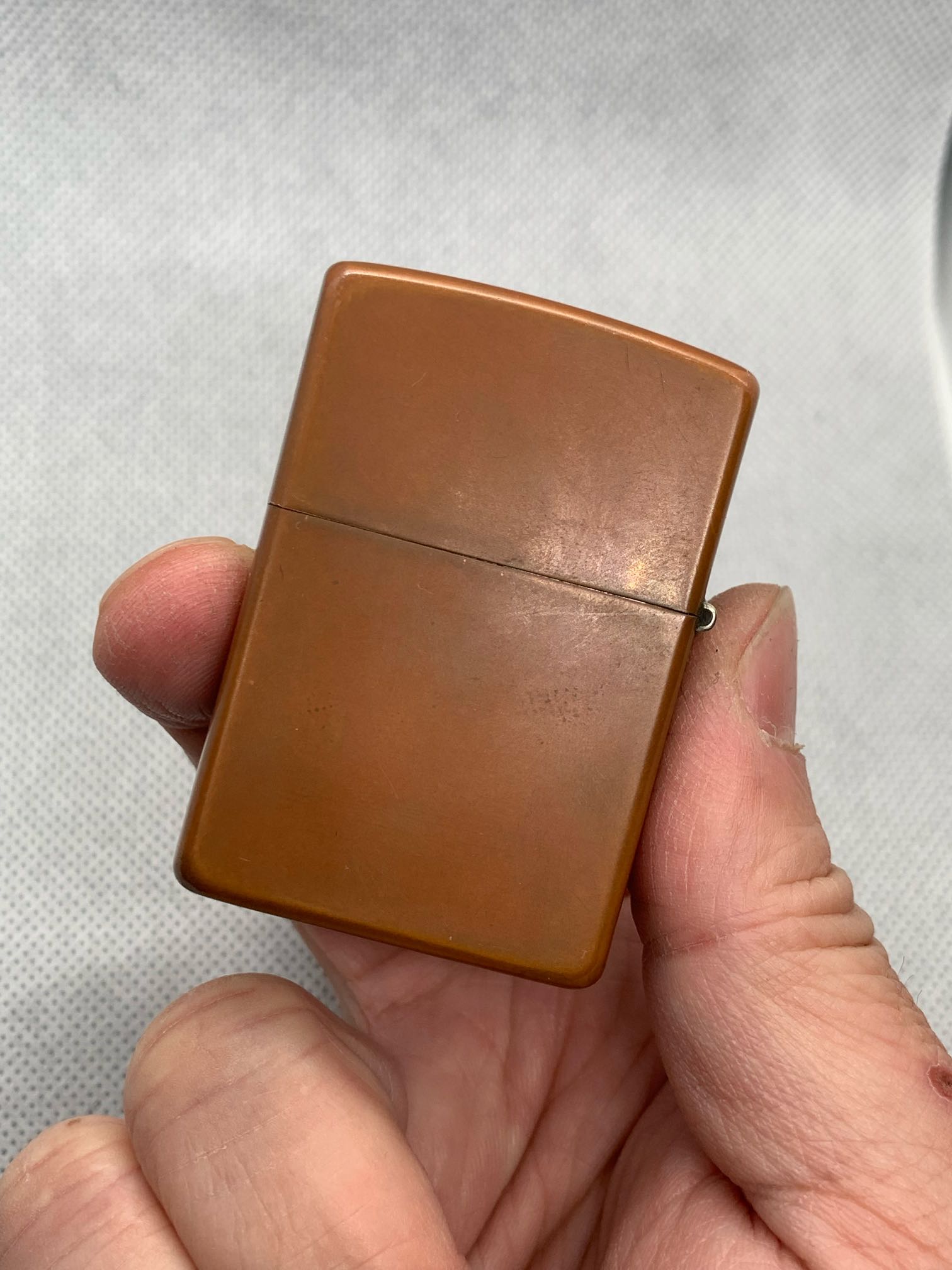 新入02紫铜,少见款-晒机交流紫锋-zippo打火机爱好者|zippo老机|zippo
